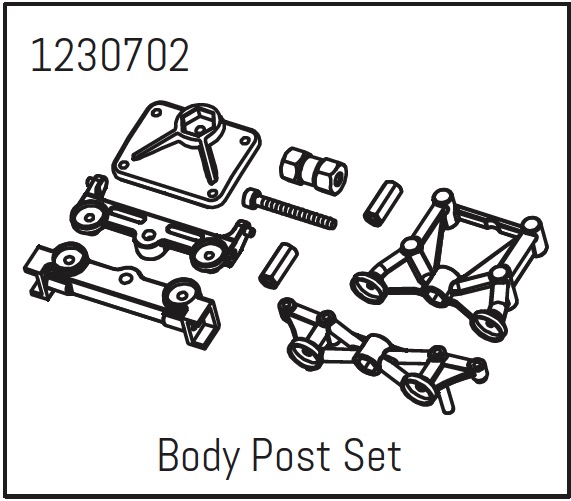Absima Body Post Set - Khamba ( AB 1230702)
