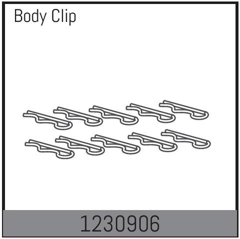 Absima Body Pins (10) ( AB 1230906)