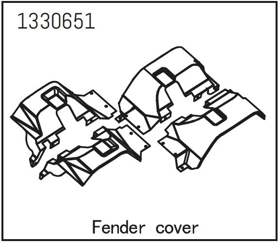 Absima Fender Cover Set - Yucatan ( AB 1330651)