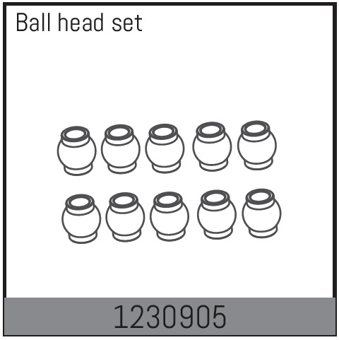 Absima Ball Head Set (10) ( AB 1230905)