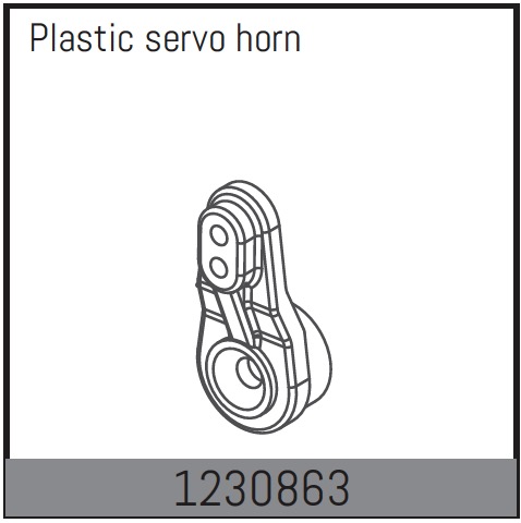 Absima Plastic Servo Arm ( AB 1230863)