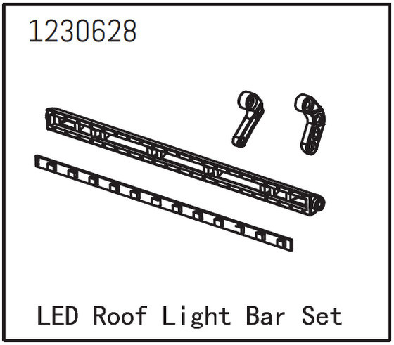 Absima Led Roof Light Bar Set - Sherpa  ( AB 1230628)