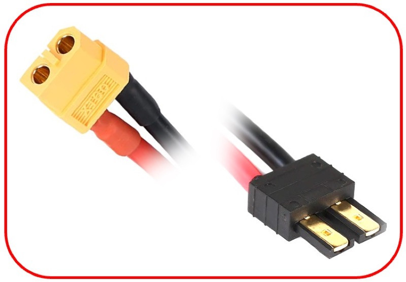 Absima Charging Cable XT60 To Traxxas 15cm ( AB 3040056)