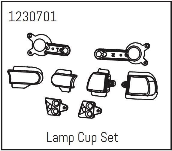 Absima Lamp Cup Set - Khamba ( AB 1230701)