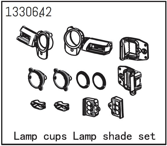 Absima Lamp Cups Set - Yucatan ( AB 1330642)