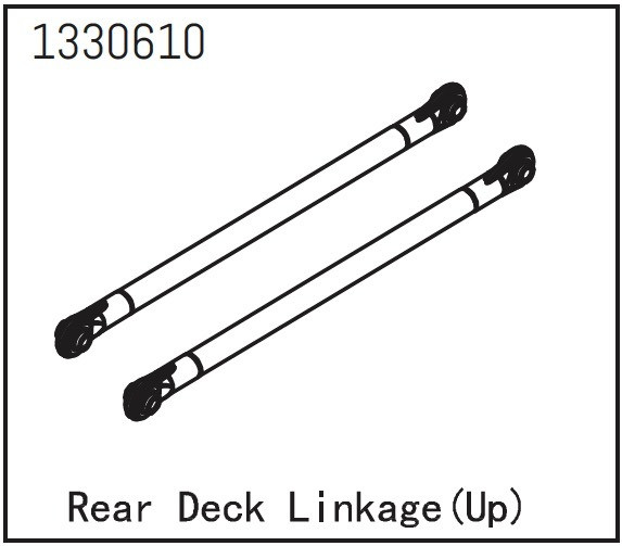 Absima Link Set Rear/Up (2) - Yucatan ( AB 1330610)