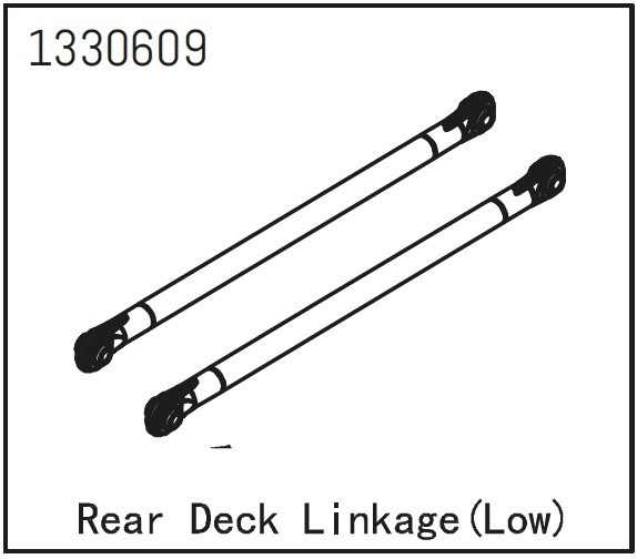 Absima Link Set Rear/Low (2) - Yucatan ( AB 1330609)