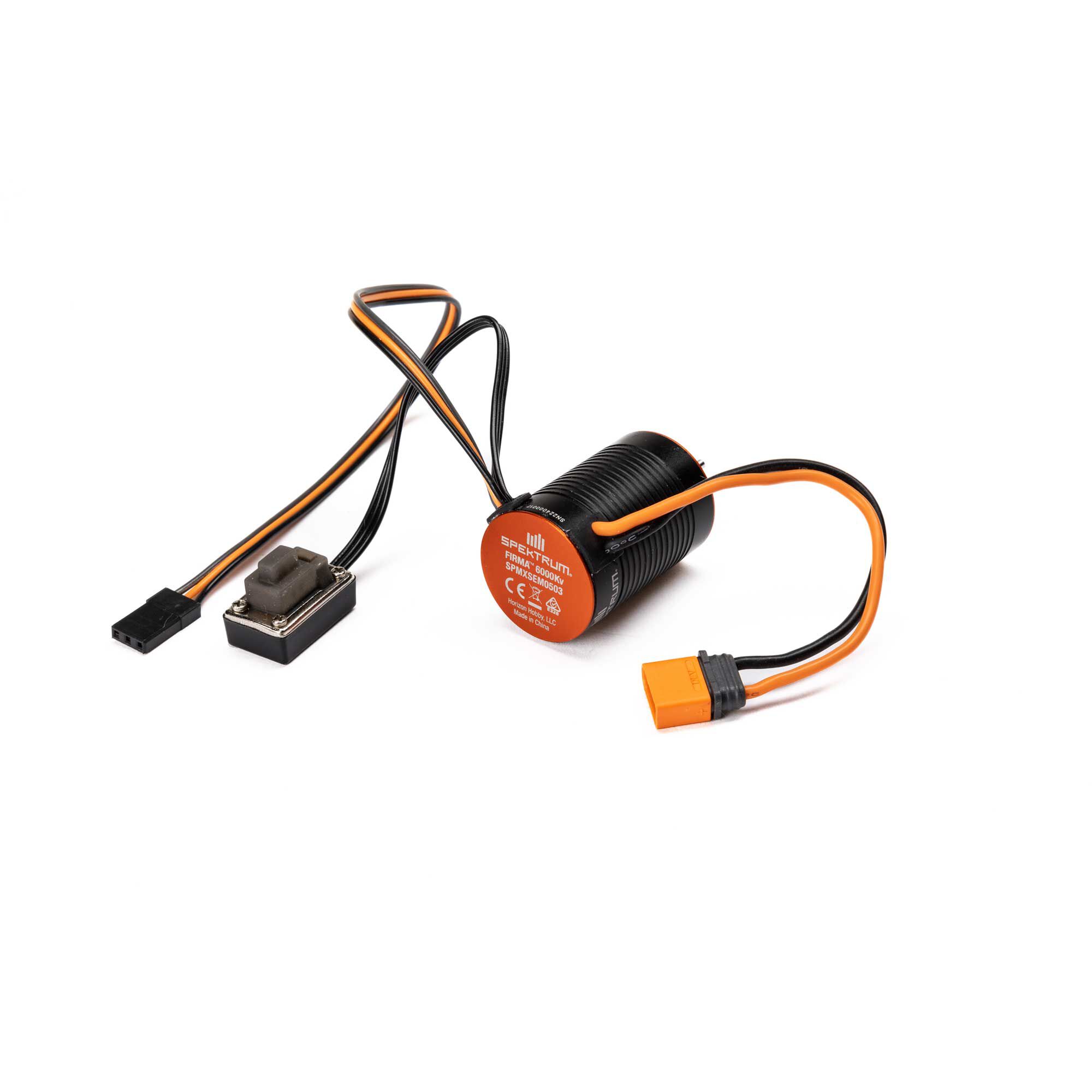 Spektrum Firma Brushless Motor / ESC 2-in-1 Combo, 6000Kv: IC2 (M-SPMXSEM0503)