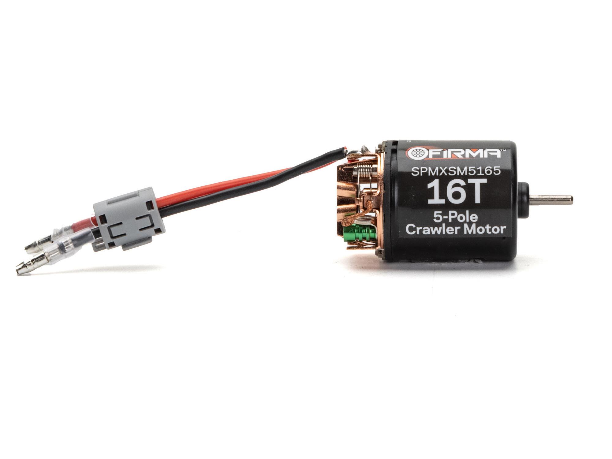 Spektrum Firma 16T Rebuildable 5-Pole Brushed Crawler Motor (M-SPMXSM5165)