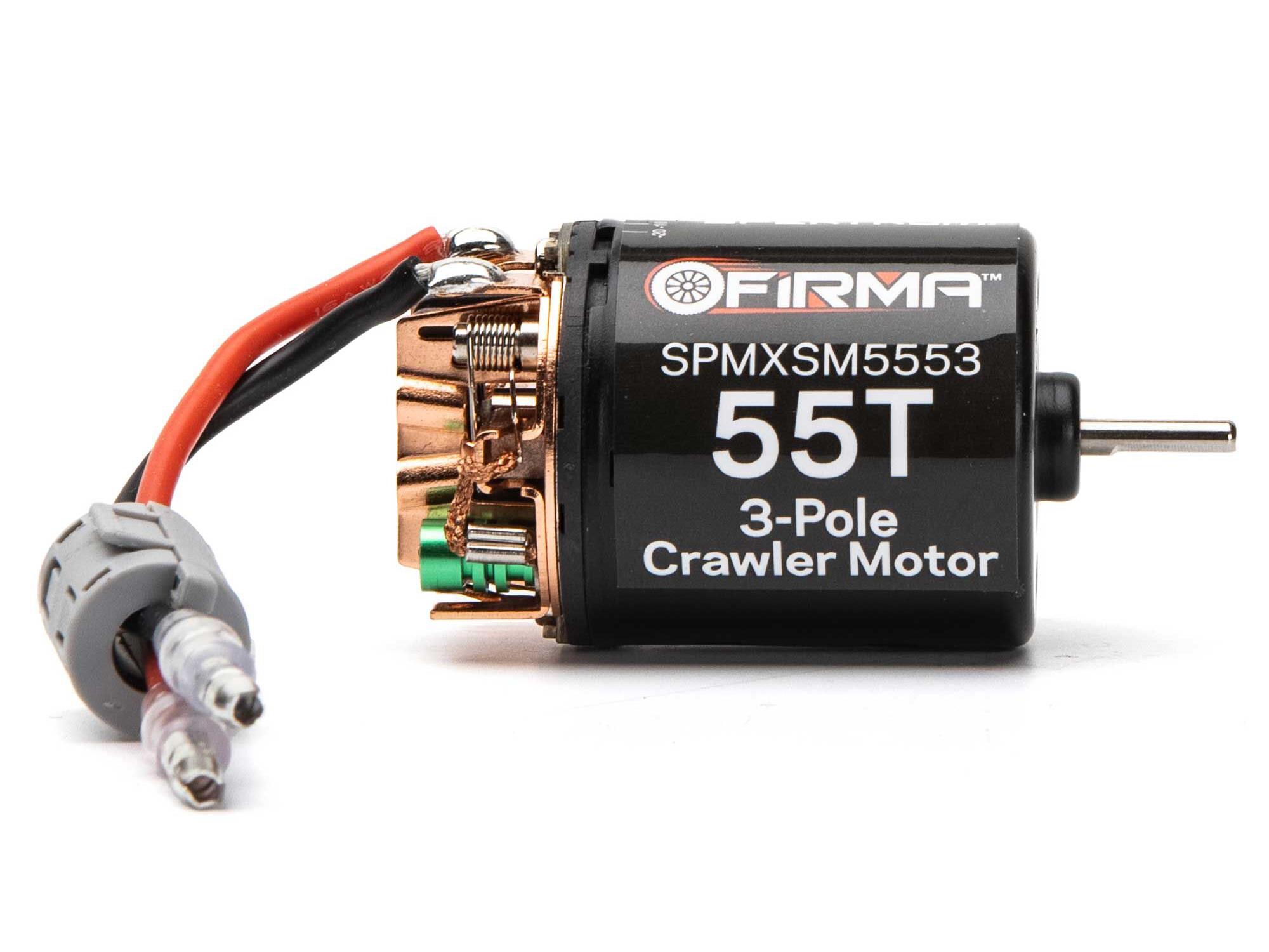Spektrum Firma 55T Rebuildable 3-Pole Brushed Crawler Motor (M-SPMXSM5553)