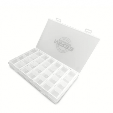 MR33 Hardware Box Medium Clear 17.5 x 11 x 2.6cm, 28 in 1(MR33-HBMC)