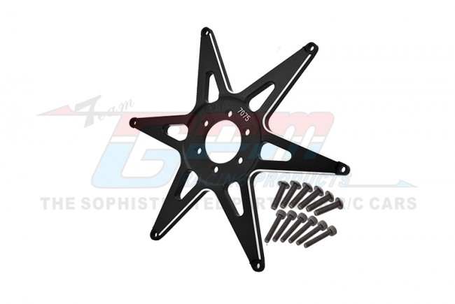 GPM Promoto MX  Aluminum 7075 Front Wheel Pattern Buckle (MX0606F-BK)