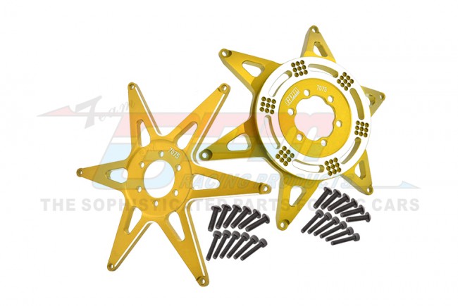 GPM Promoto MX  Aluminum 7075 Front &amp; Rear Wheel Pattern Buckle (MX0606FR-GD)