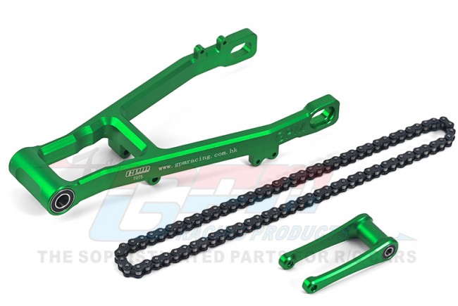 GPM Promoto MX  Aluminum 7075 Extend Swing Arm(+30Mm)+Pull Rod+Chain (MX3057-G)