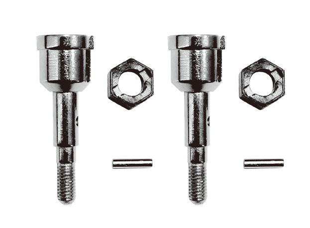 Absima Metal Wheel Shaft Ana Pins Hex (2Pcs) ( AB 18301-17)