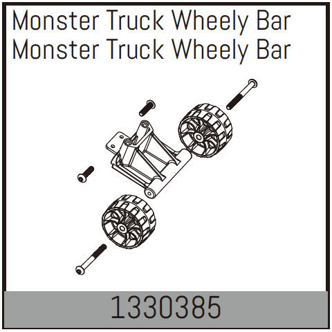 Absima Monster Truck Wheely Bar ( AB 1330385)