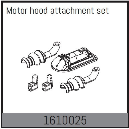 Absima Motor Hood Attachment Set ( AB 1610025)