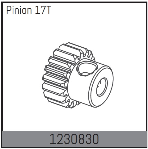 Absima Motor Pinion 17T ( AB 1230830)