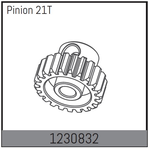 Absima Motor Pinion 21T ( AB 1230832)