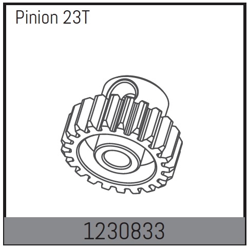 Absima Motor Pinion 23T ( AB 1230833)