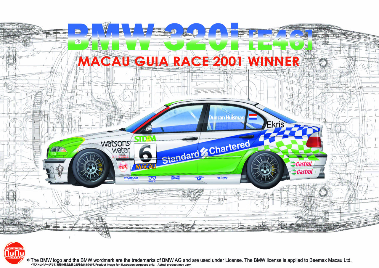NuNu BMW 320I E46 Touring Macau 2001 Winner (NU24041)