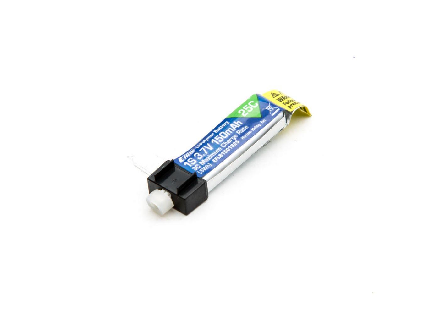 E-Flight 150mAh 1S 3.7V 25C LiPo Battery (O-EFLB1501S25)