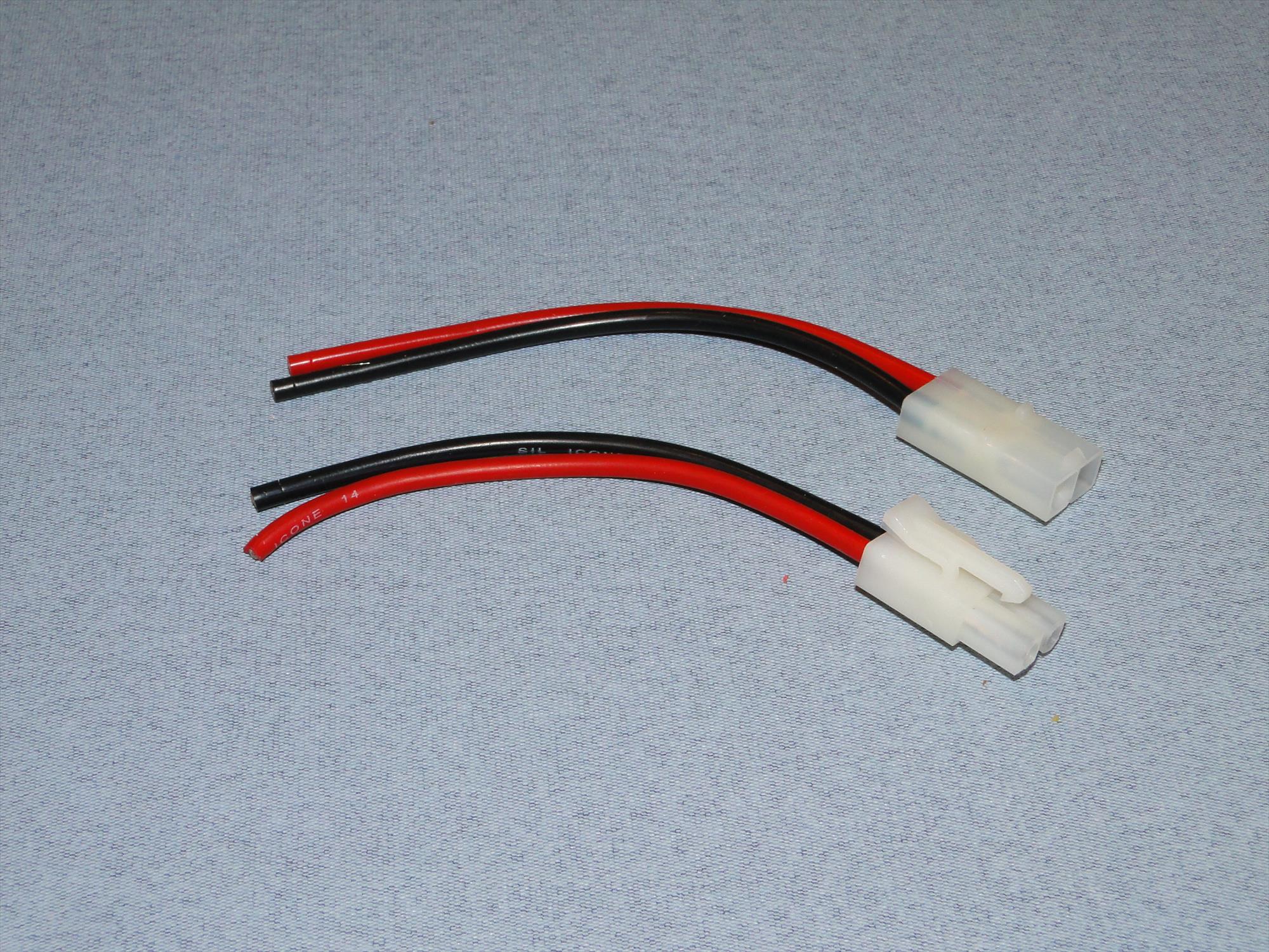 Logic RC Tamiya Connector Set w/14AWG Sil.Le (O-FS-TAM/LD)