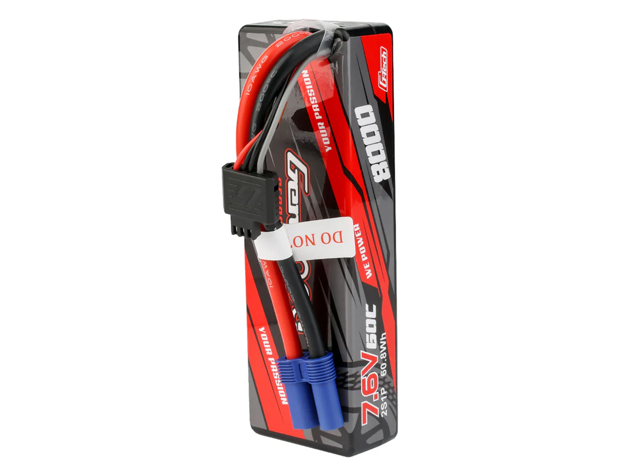 Li-Po Hard Case G-Tech 2S 7.4V 8000mah 60C with EC5 (Promoto) (O-GT2S8000-60E5)