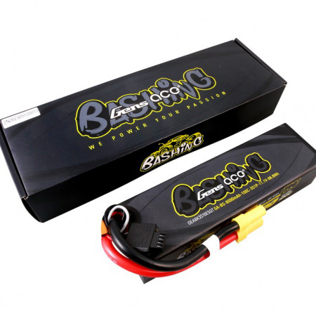 Gens Ace Li-Po Car G-Tech 3S 11.1V 8000mAh 100C Bashing with EC5 (O-GTC3S8000-100E5)