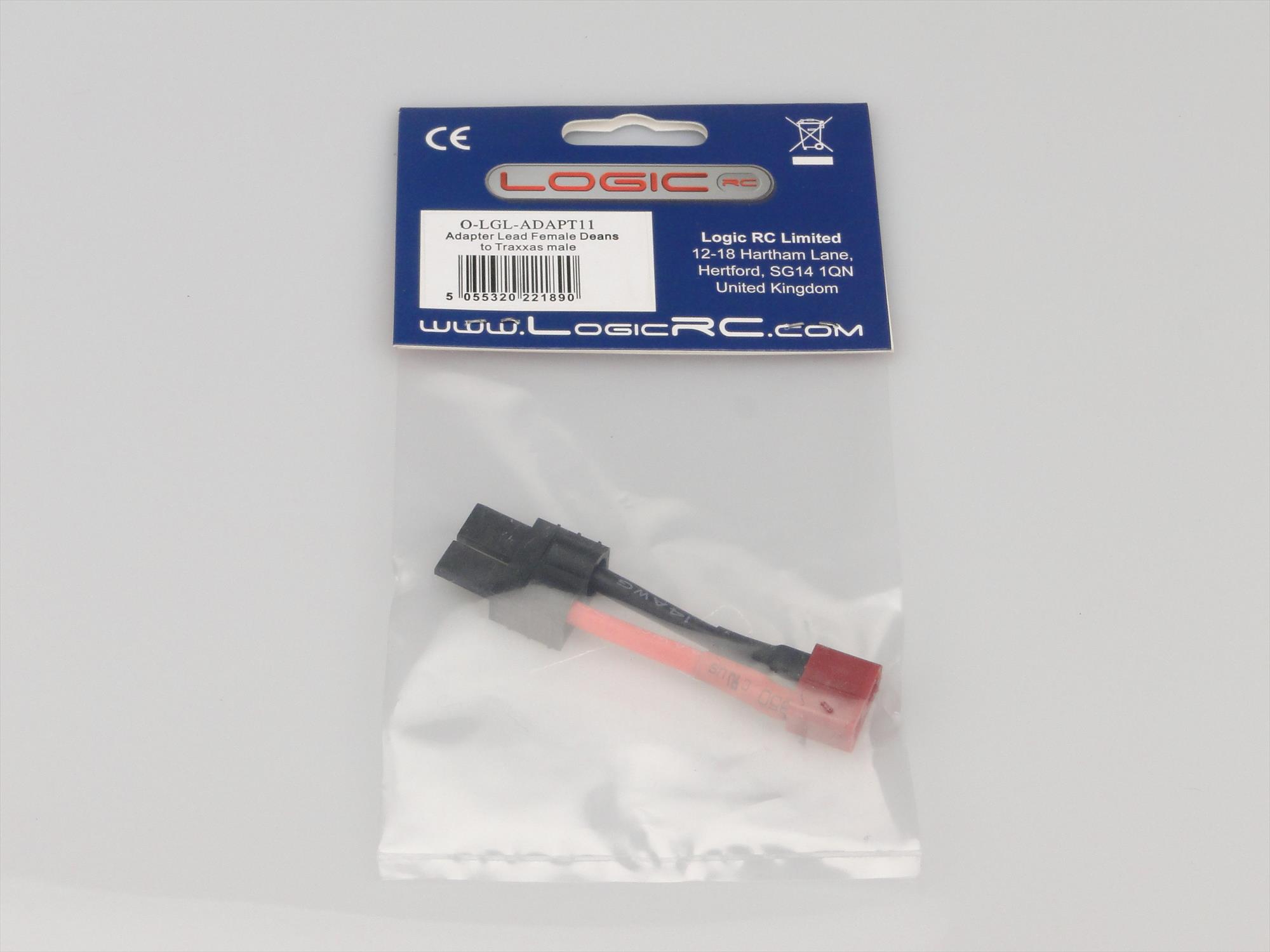 Logic RC Adapter Lead Female Deans to Traxxas Male (O-LGL-ADAPT11)