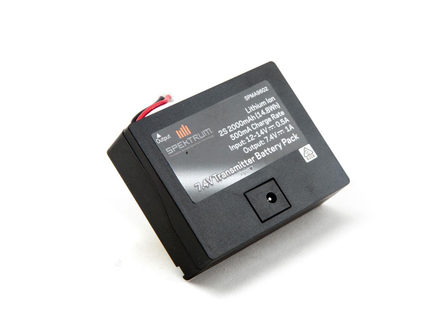 Spektrum 2000mAh Li-Ion TX Batt DXe, 6e, 6G2&amp;3,7&amp;8G2 (O-SPMA9602)