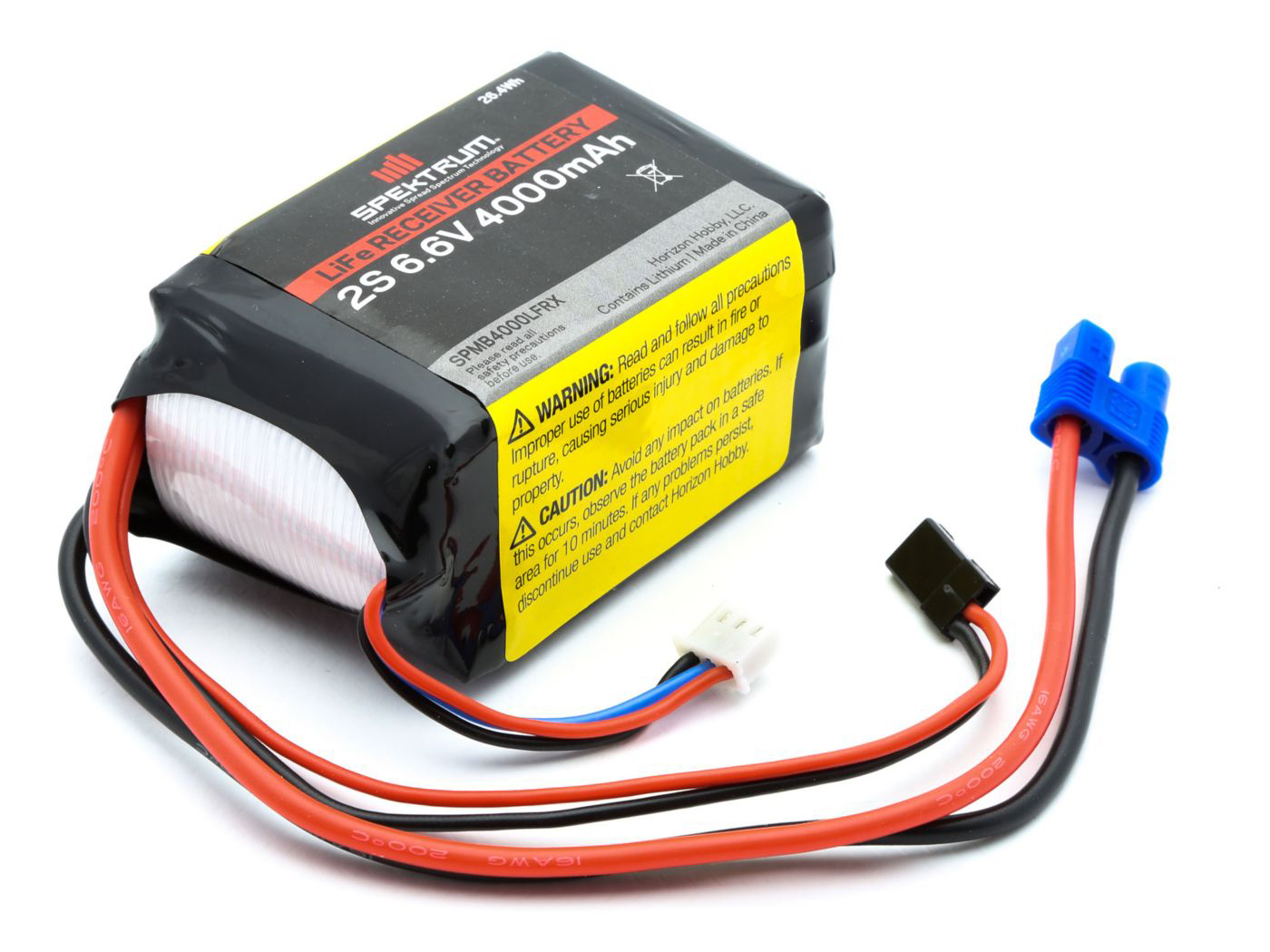 Spektrum 4000mAh 2S 6.6V Li-Fe Receiver Battery (O-SPMB4000LFRX)