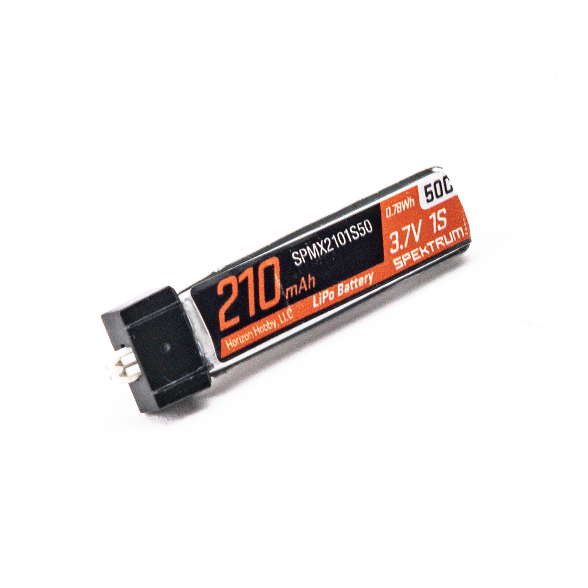 Spektrum 3.7V 210mAh 1S 50C LiPo Battery: JST PH1.25 Connector (O-SPMX2101S50)