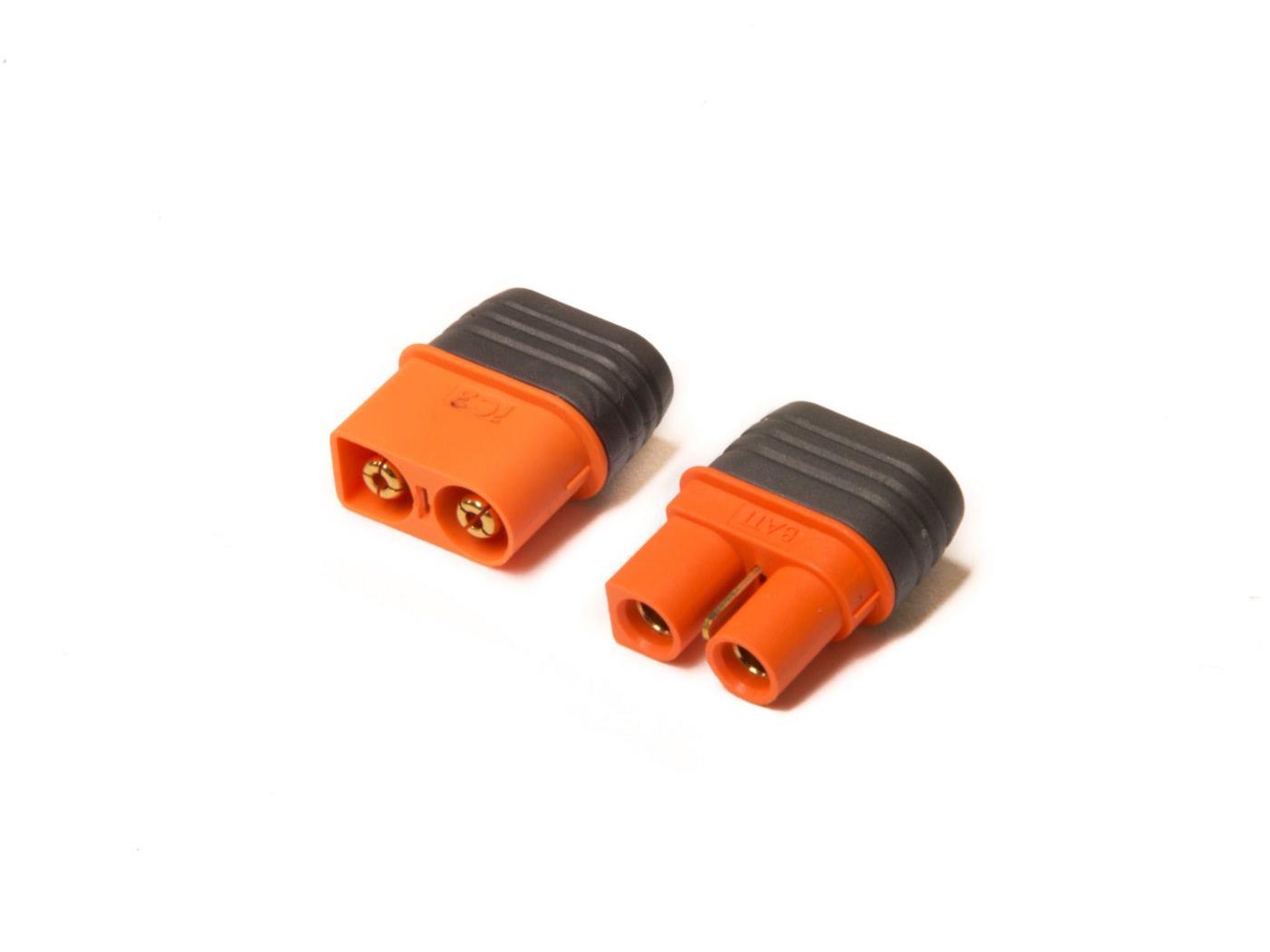 Spektrum IC3 Device &amp; Battery Connector  (1 of each) (O-SPMXCA301)