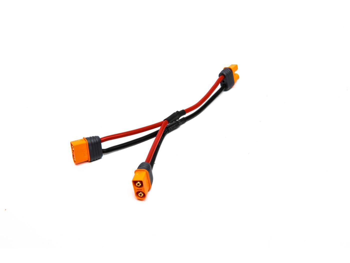 Spektrum IC3 Battery Parallel Y-Harness 6&quot; / 150mm; 13 AWG (O-SPMXCA307)