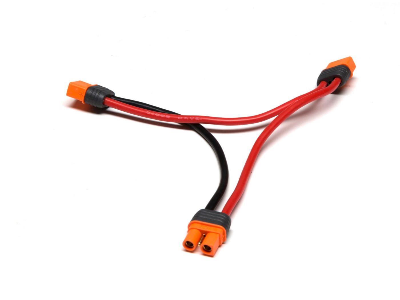 Spektrum IC3 Battery Series Harness 6&quot; / 150mm; 13 AWG (O-SPMXCA308)
