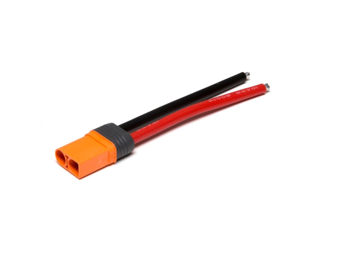 Spektrum IC5 Device Connector 4&quot; / 100mm; 10 AWG (O-SPMXCA510)