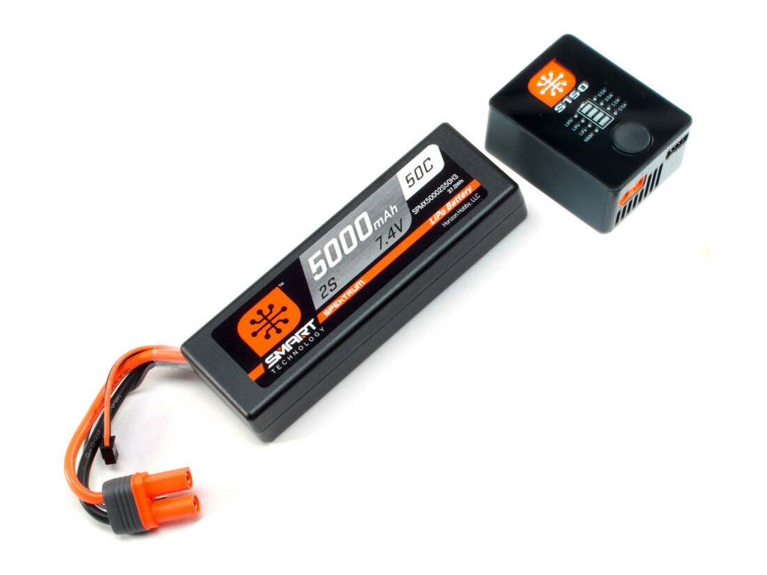 Spektrum Spektrum Smart PowerStage Bundle 2S 5000mAh IC3 (O-SPMXPS2I)