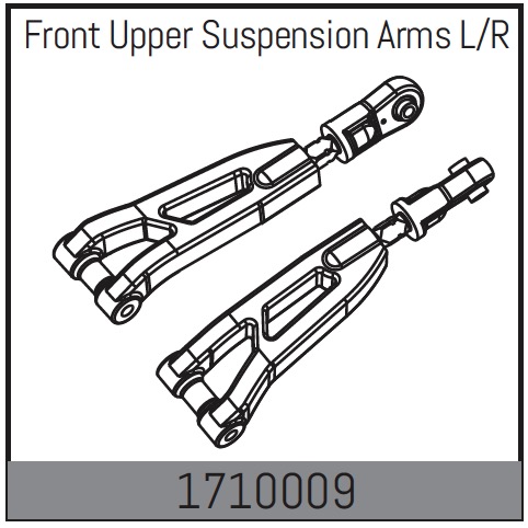 Absima Front Upper Suspension Arms L/R ( AB 1710009)