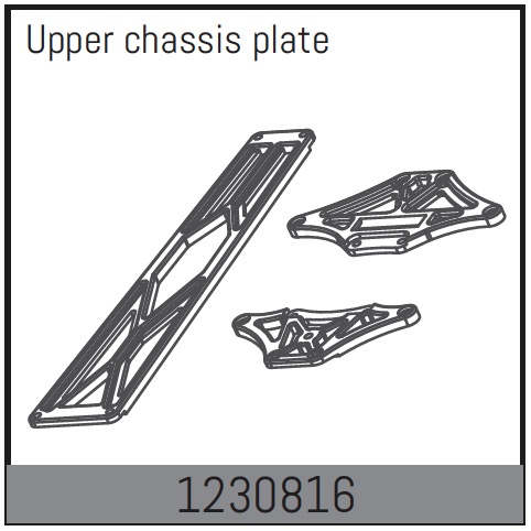 Absima Upper Chassis Set  ( AB 1230816)