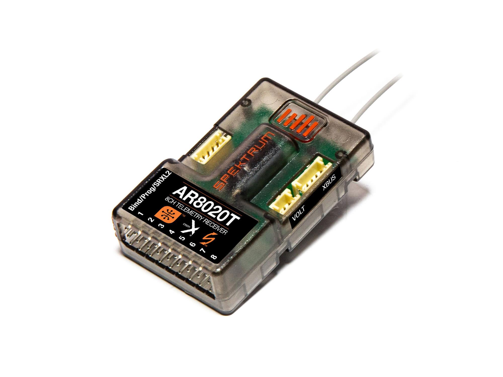 Spektrum AR8020T 8 Channel Telemetry Receiver (P-SPMAR8020T)