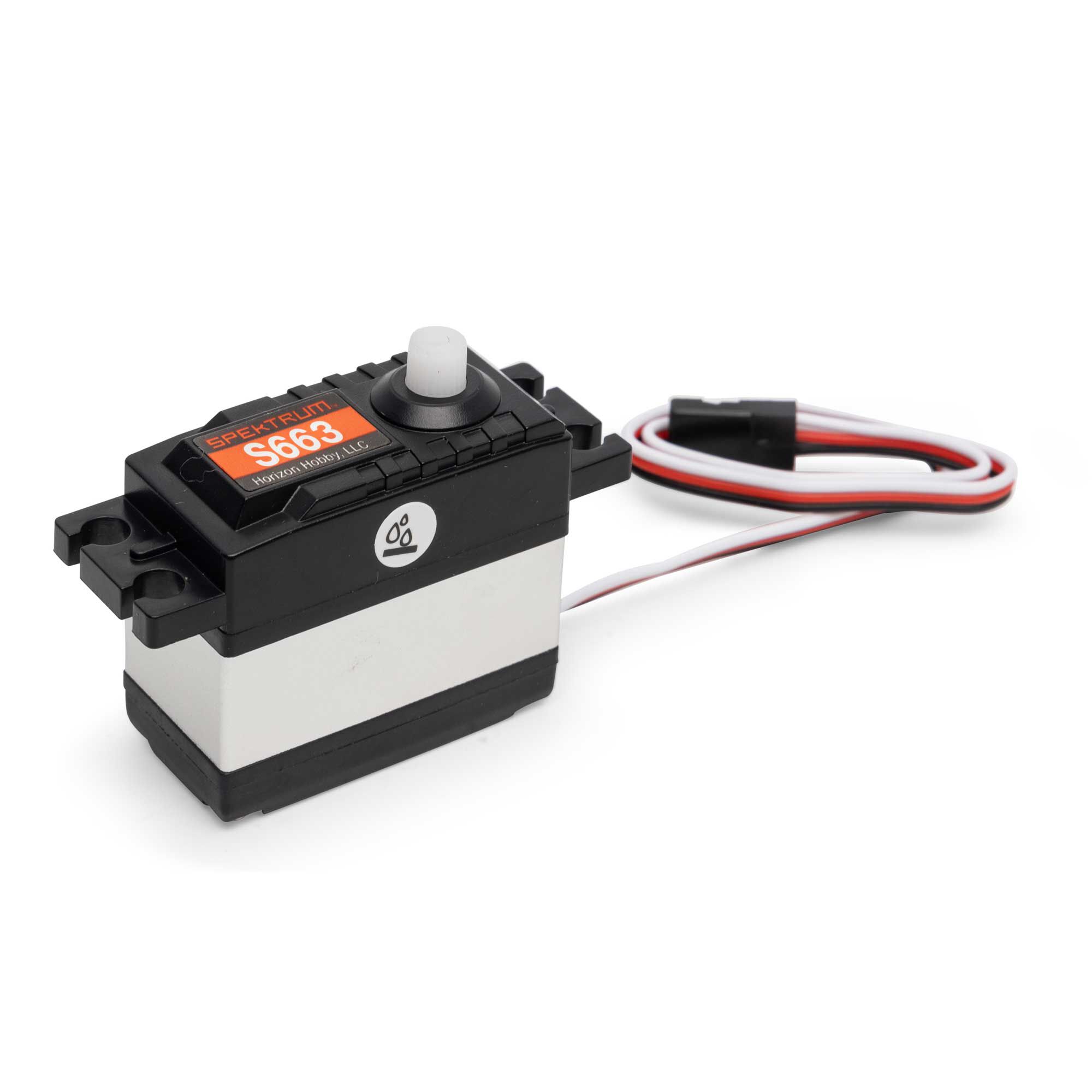 Spektrum S663 Standard Waterproof Plastic Gear Servo, 25T (P-SPMS663)