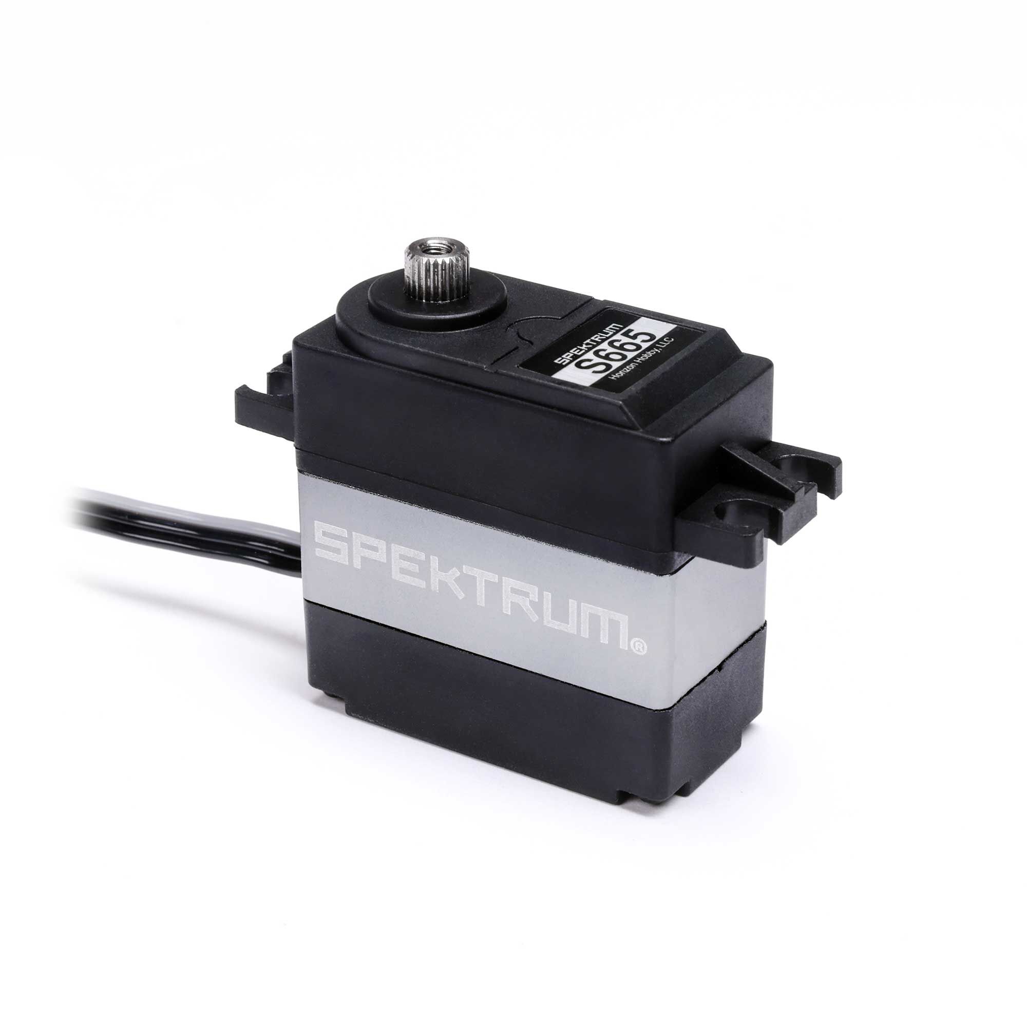 Spektrum S665 Standard High Torque Steel Gear Servo, 25T (P-SPMS665)