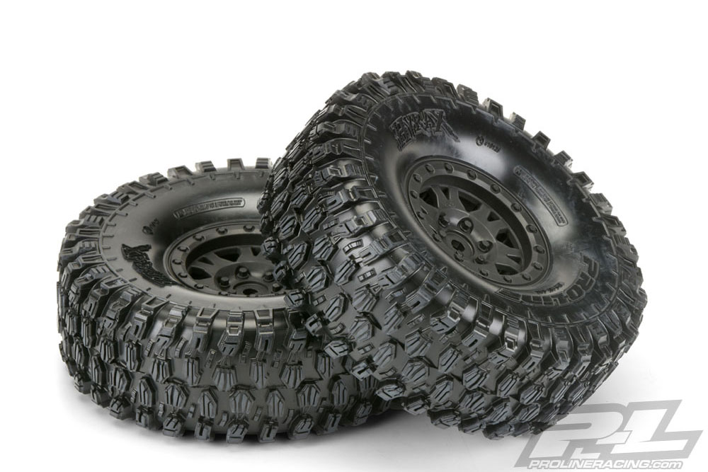 Proline Hyrax 1.9&quot; G8 Tyres On Impulse Black Bead Lock Wheels (G-PRO10128-10)