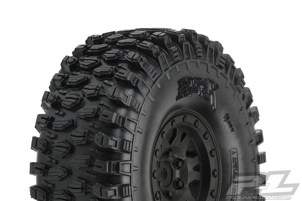 Proline Hyrax 1.9" G8 Tyres On Impulse Black Bead Lock Wheels (G-PRO10128-10)