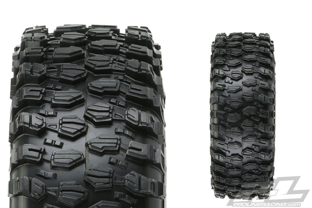 Proline Hyrax 1.9" G8 Tyres On Impulse Black/Silver Bead Lock Wheels (G-PRO10128-13)