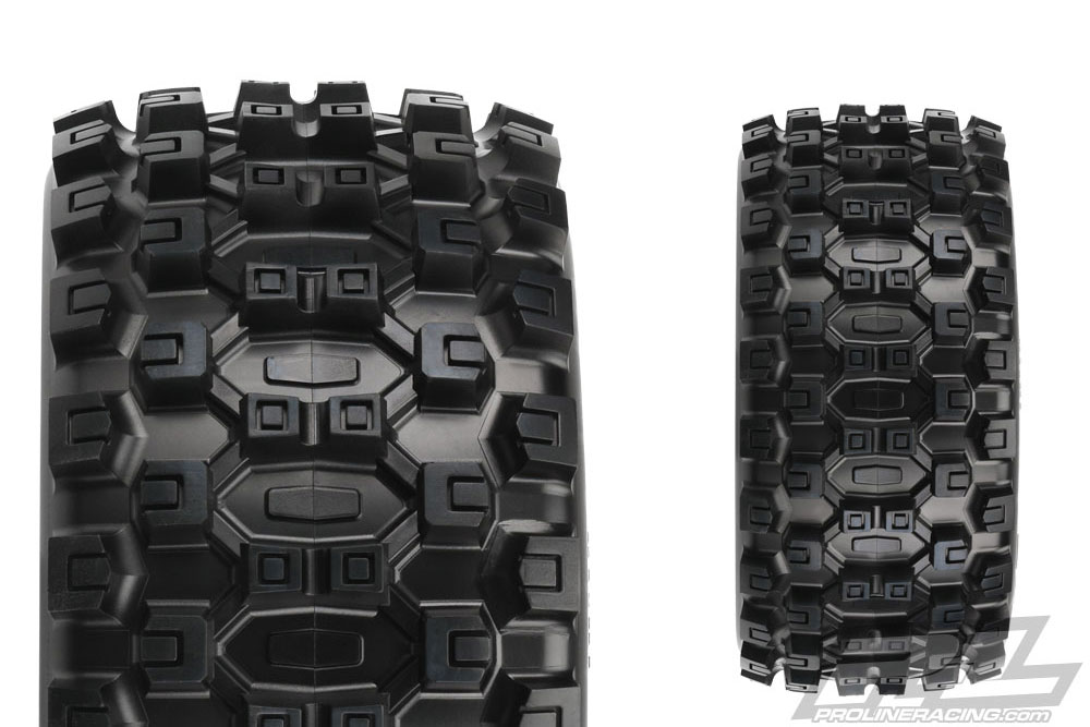 Proline 1:5 Badlands MX43 Pro-Loc F/R X-MAXX MTD 24mm Blk/Gry Impuls (G-PRO10131-13)