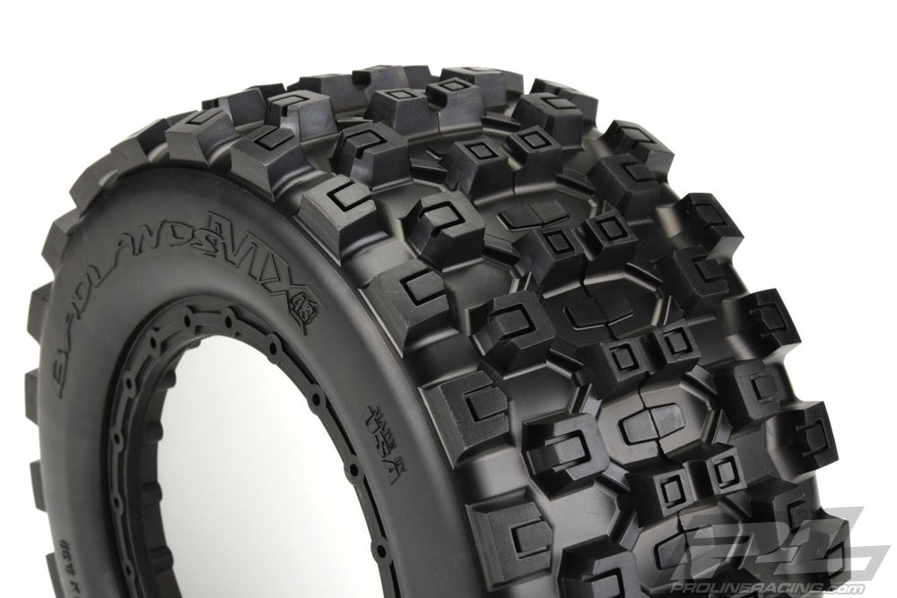 Proline 1:5 Badlands MX43 Pro-Loc F/R X-MAXX MTD 24mm Blk/Gry Impuls (G-PRO10131-13)
