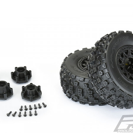 Proline Badlands MX SC M2 Tyres Black Raid Wheels 12mm Hex (G-PRO10156-10)
