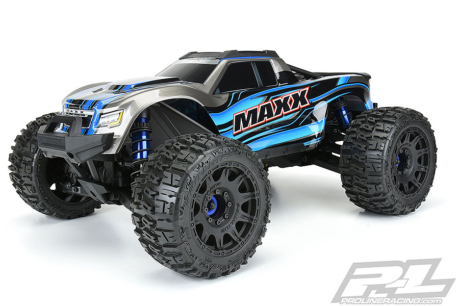 Proline Trencher LP 3.8" Tyres On Raid BLK 8x32 Hex Wheels MT (G-PRO10175-10)